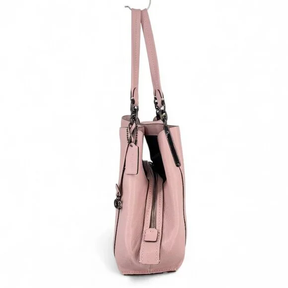 Coach Dalton 31 Leather Shoulder Bag Aurora Pink - Picture 4 of 15